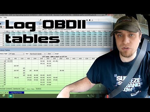 Bluetooth datalogging OBD2 tables for free with TunerPro