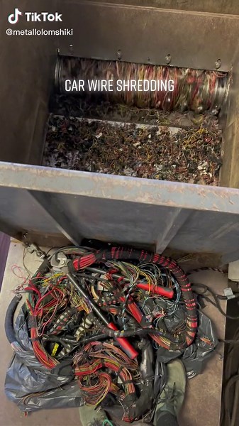 Car Wire Recycling Process: Shredder to Granulator | Scrap Metal