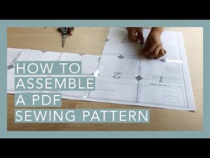 How to Assemble a PDF Sewing Pattern