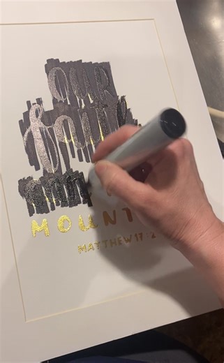 Creating Affordable Art with Matte Board