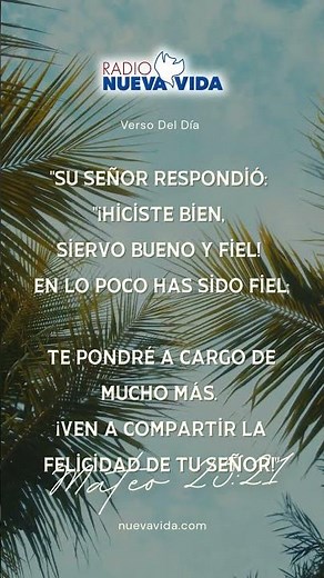 Mateo 25:21