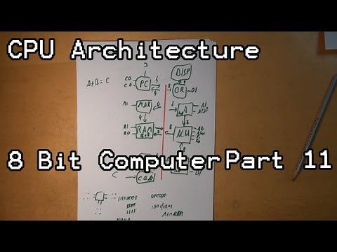 How A Computer Works AKA CPU Architecture Lets Build 8 Bit Computer Part 11