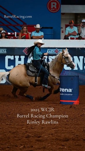 94K views · 3.4K reactions | What a week for Rinley Rawlins!  Rawlins stopped the clock at 16.912 in the final round of the 2025 WCRA Division Youth WCJR to take the barrel racing title and $4,700.  Full results on BarrelRacing.com. | BarrelRacing.com | Facebook