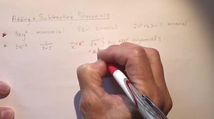 Functions 2.1 Adding and Subtracting Polynomials
