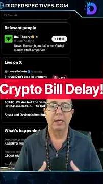 Crypto Bill DELAY: A "Treasonous" Act?