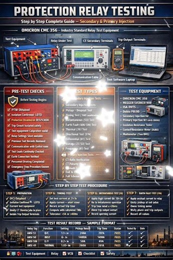 Protection Relay Testing Step by Step | Secondary Injection | OMICRON | Refinery Engineers Guide