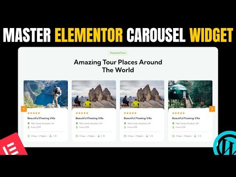 ELEMENTOR Carousel Widget MASTERCLASS 🚀 Build a Modern Slider in WordPress (2026)