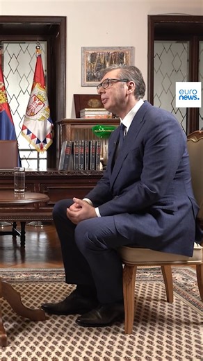5.6K views · 81 reactions | In an exclusive interview for Euronews' #TheEuropeConversation, Serbian President Aleksandar Vučić set the record straight on the turmoil and reiterated his call for dialogue with demonstrators, nine months into ongoing country-wide protests. | Euronews English | Facebook