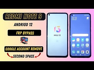 Redmi Note 9 FRP Bypass Without PC | (MIUI 13) | Easy Method 2024