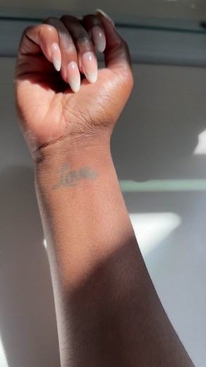 Completely covered my tattoo with 3 simple steps! As a content creator, when I’m filming certain videos where the focus is on my arms and hands, I don’t like when this tattoo is showing, so I’ll cover it. I got this tattoo when I was 16 and honestly I wish I never got it but thank God for makeup! #ta#tattoocoverupo#contentcreatore#beautycontentcreatora#makeupinfluencere#beautyinfluencera#makeuptutoriala#makeuphacks