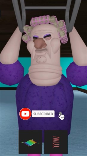 Banana escape Inside out GRUMPY GRAN🤣 #roblox #shorts