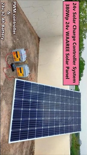 380W Solar Battery Charge Controller Setup | Step by Step Connection #power_gen #solarsystem #diy