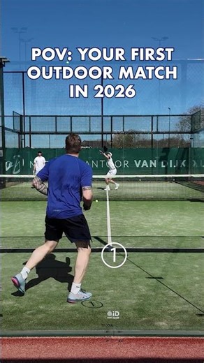 POV: Your First Outdoor Padel Match in 2026 #padel #padeltips