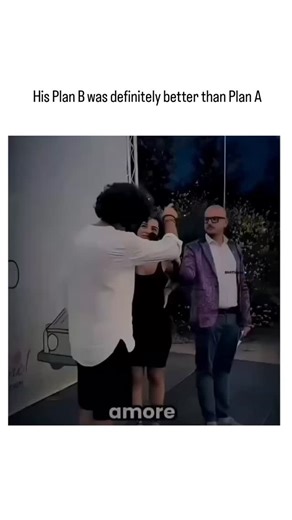 Funvexa on Instagram: "The post shares a humorous video meme showing a man proposing to a woman who rejects him, followed by his friend embracing and walking away with him, overlaid with text like "When Plan B is prepared better than Plan A" to celebrate male friendship as a superior alternative to romance. Authored by @Ambar_SIFF_MRA , a vocal Men's Rights and MGTOW proponent, the content aligns with themes of male solidarity and self-preservation, warning against romantic pursuits in favor of 