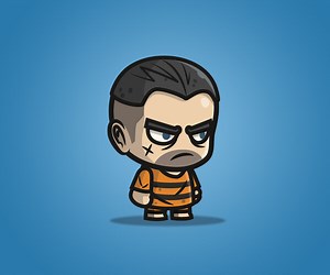 ArtStation - Chibi Prisoner Guy | Game Assets