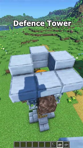 Minecraft Defence Tower😱#shorts #minecraft
