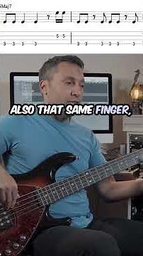Really Useful 1 Finger Bass Muting Technique [ESSENTIAL For 5 String Players]