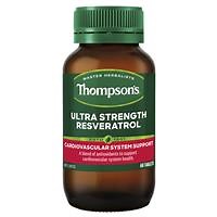 Buy Thompson's Ultra Strength Resveratrol 60 Tablets online at Chemist Warehouse