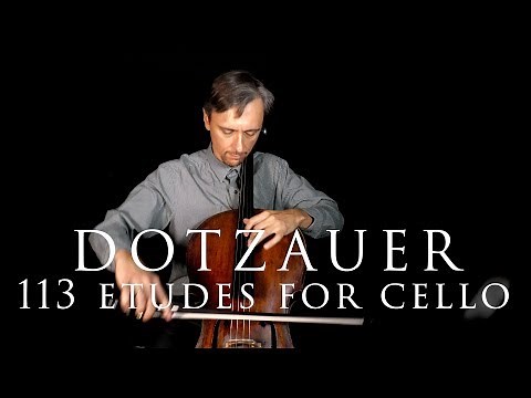 Dotzauer Etude no. 4 from 113 Etudes for Cello Book 1 Fast and Slow | Practice with Cello Teacher