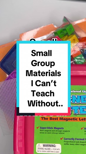 Here are the small group materials and resources I use the most! #smallgroups #readinggroups #literacy #teachingontiktok #teachingreading #phonics #phonemicawareness #tipsforteachers