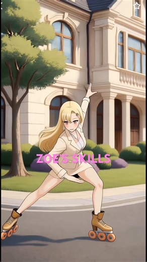 She’s Built Different | ZOE Showing off her skills…🛼#anime