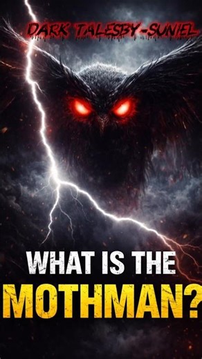 People Saw Him Before Disaster 😱 | Mothman True Story#mothman #shorts