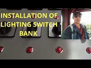 INSTALLATION OF LIGHTING SWITCH BANK ‪@RidenFanogaVlog‬