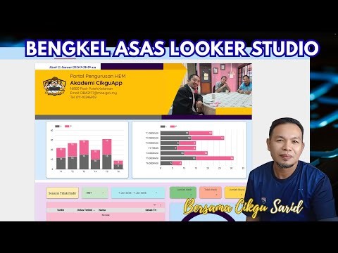 ♨️Bengkel Asas Looker Studio (Pembinaan Dashboard)
