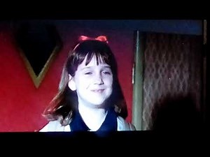 Matilda scene with soundtrack song "Little Bitty Pretty One"