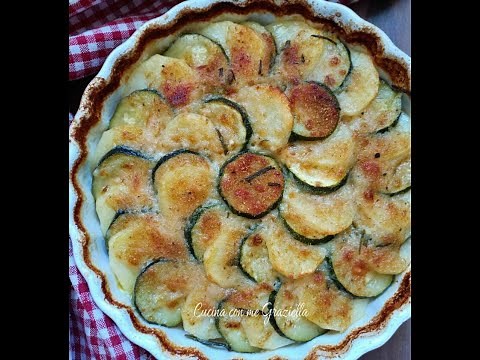 Baked Stringy Potato and Zucchini Pie - a Delicious and Tasty Recipe