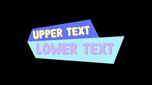 Cartoon Text Lower-third - Free Premiere Pro Template | Mixkit