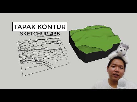 How to create a land contour in SketchUp (Topo Shaper)