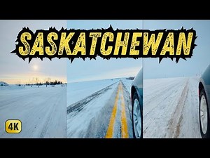 Saskatchewan Scenic Drive 🇨🇦 | Highway Road Tour ❄️🚗