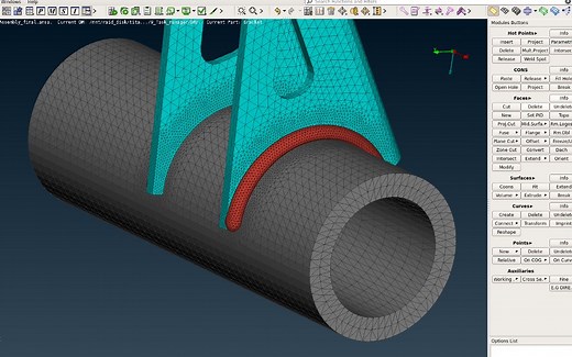 ANSA 创建焊缝 Solid Seamwelds