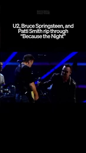 Patti Smith & Guests Perform "Because the Night" at the Rock & Roll Hall of Fame Concert (2009)