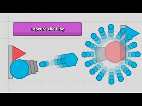 Diep.io Update! NEW Firework tank and Capture the Flag Gamemode!