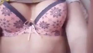 Young Girl In Bra With Beautiful Breasts Showed, The Nipple 18  Periscope With The Periscope Sight P...