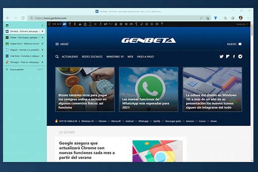 Microsoft Edge ya tiene pestañas verticales, pestañas 'durmientes' para ahorrar memoria, y un inicio hasta 40% más veloz