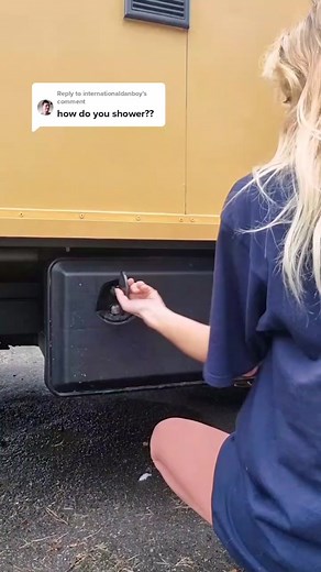 Replying to @internationaldanboy this is how! even though we have a full van bathroom, the outside shower is my favourite. it's a great way to put a shower in a van that doesn't take up any space. we had one in our previous van conversion that had no bathroom, and loved it so much we needed it on this van build too 😁 #vanshower #vanconversionideas #fyp #vanlifereality #lutonvanbuild