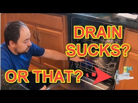 Bosch dishwasher inlet water valve replacement HOW TO DIY.