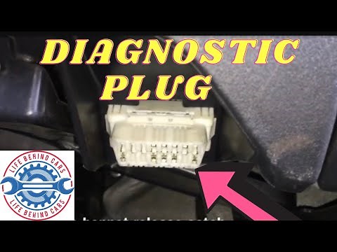 Toyota Yaris OBD Diagnostic Connector Plug Port Location RHD
