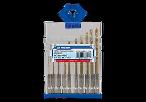 10 PC. Titanium Coated HSS Drill Bits Set-KING TONY-11101SQ