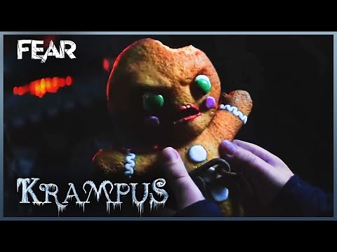 Evil Gingerbread Man Attacks Howie | Krampus (2015) | Fear
