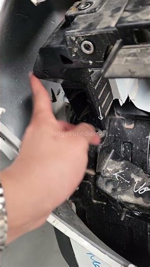 The most fragile and easily broken part on the VF3 electric vehicle. #longyeuxedien #longiuxedien