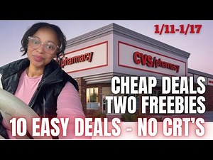 CVS DEALS THIS WEEK 1/11-1/17: TWO FREEBIES: 10 EASY DEALS: NO CRT’s NEEDED
