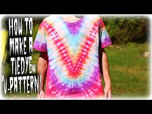 TIE DYE V-PATTERN TUTORIAL