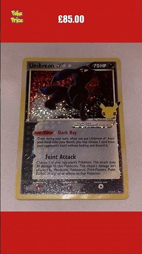🚀 This Umbreon card fetched £85.00 — crazy or fair? #shorts