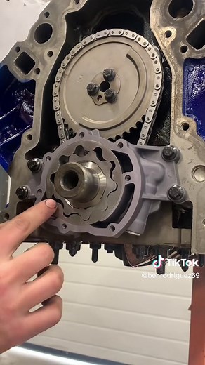 How to shim your oil pump #ls #lsengine #enginebuild #melling #garagebuild #rodamotiveindustries #fyp #cars #carsoftiktok #carbuild #racecar #highperformance #horsepower #motor #motorwork #motorbuild