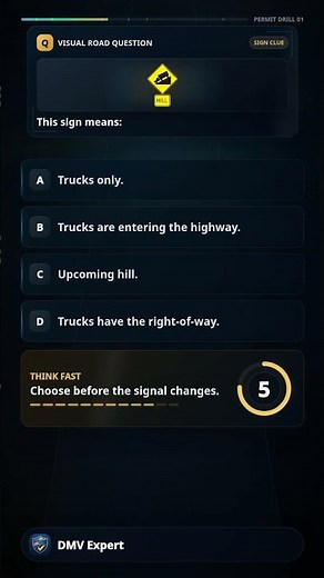 Florida DMV Practice Test | Road Signs #1 | DMV Expert