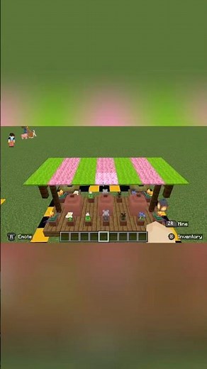 Minecraft florist market stall tutorial #buildideas #minecraft #minecraftbuilding #minecrafttutorial